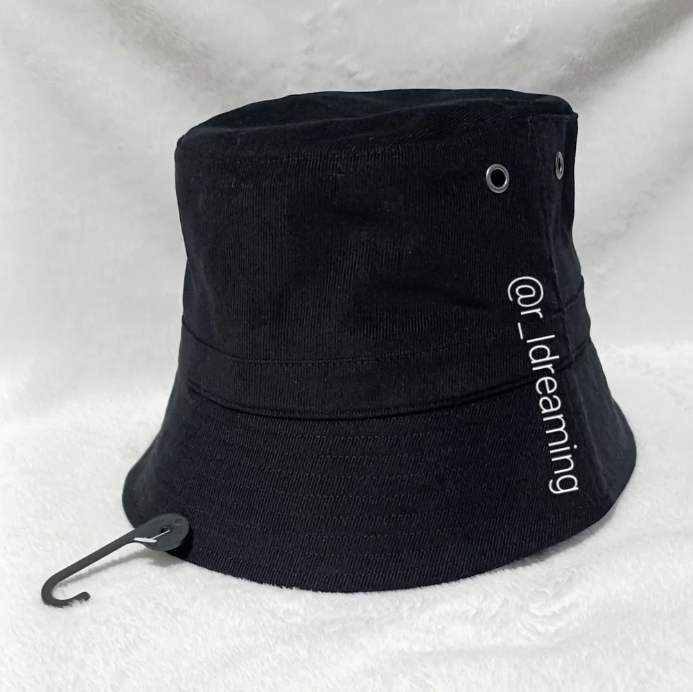 NWT Black Fine Corduroy Bucket Hat Size L/XL By Banana Republic Factory